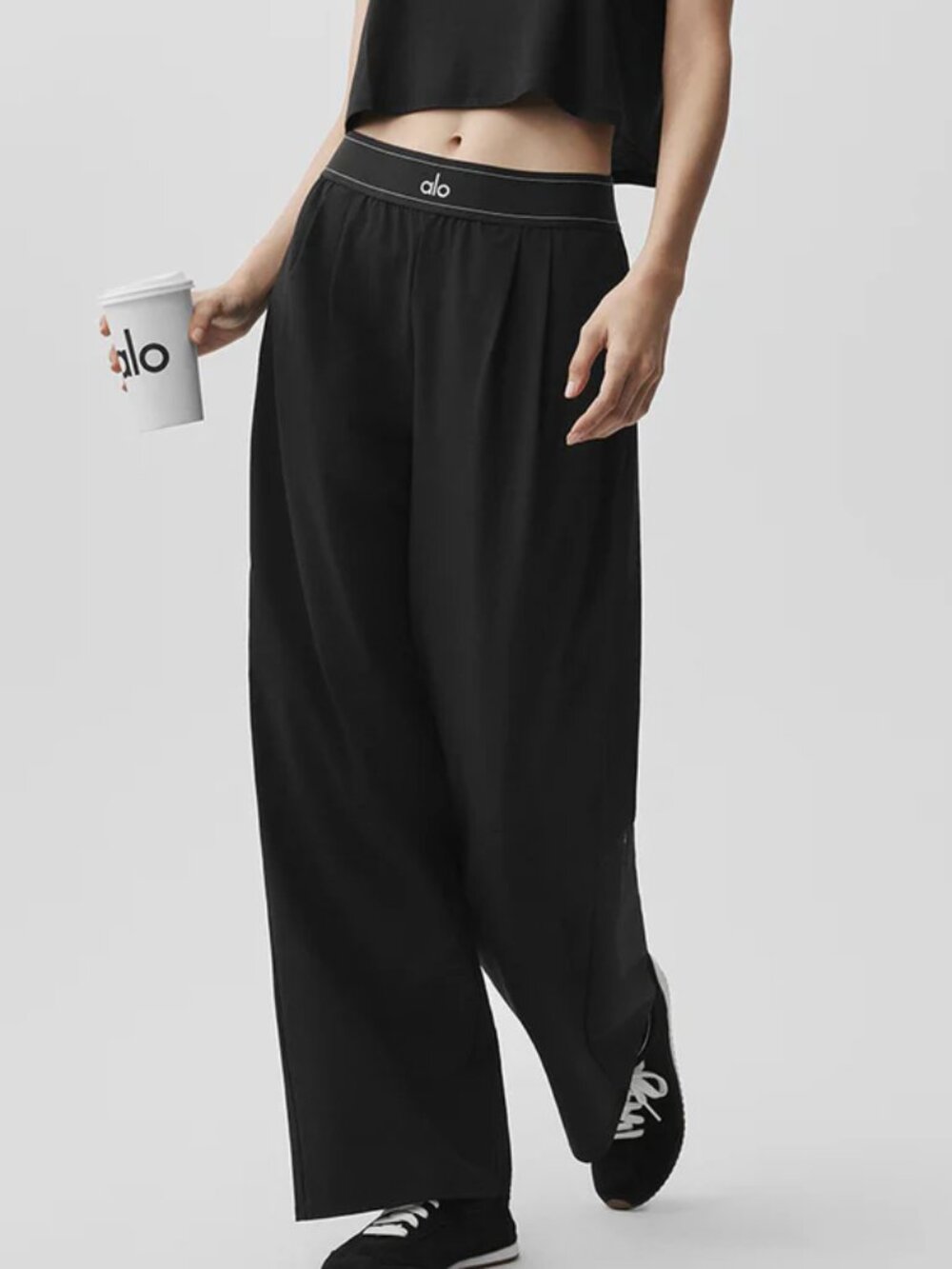 Women’s ALO Yoga Black Suit Up Pants (Regular 30-inch)😉Athleisure Office💻 - Picture 2 of 10